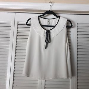 White top with black trim!